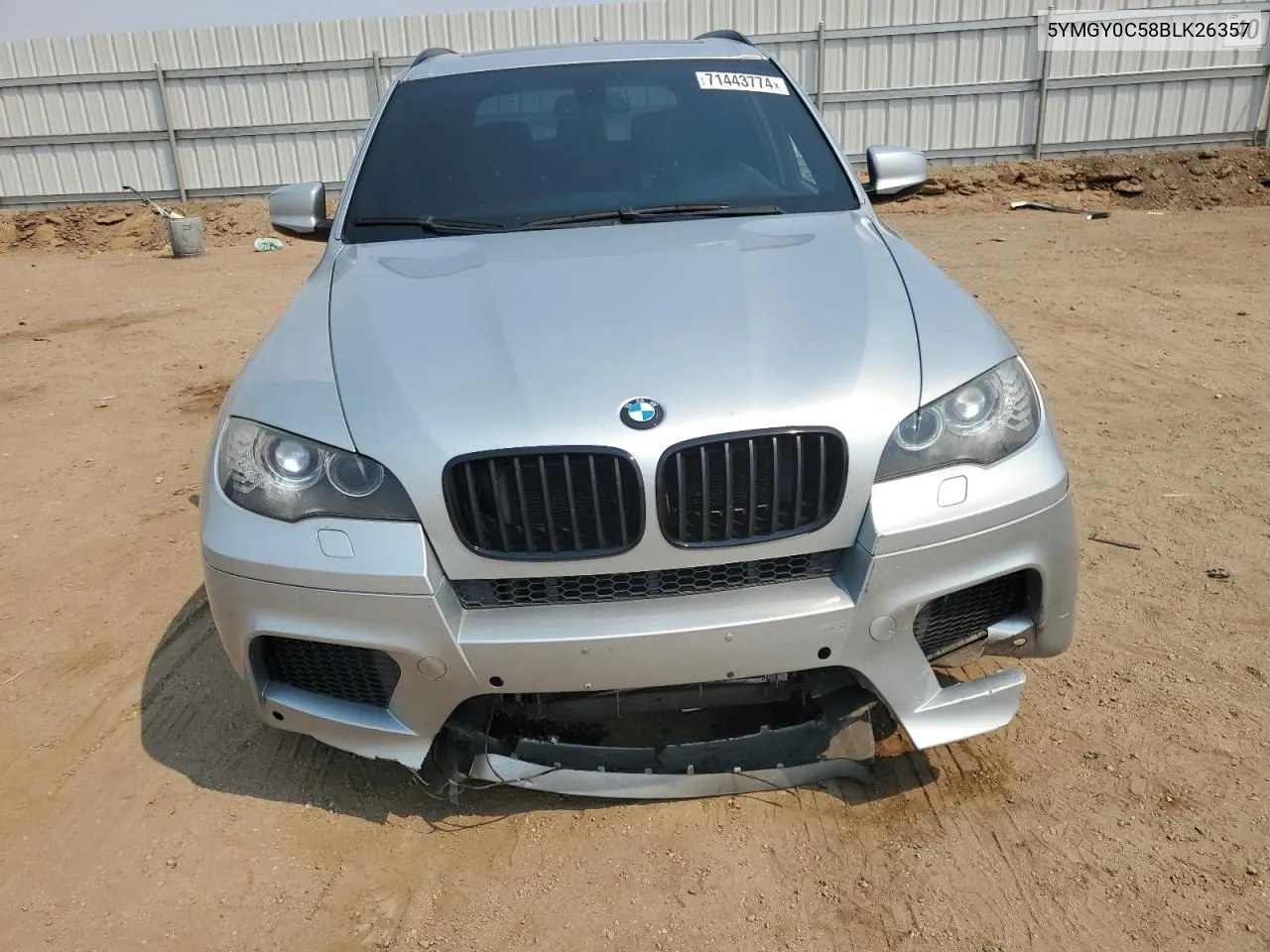 5YMGY0C58BLK26357 2011 BMW X5 M