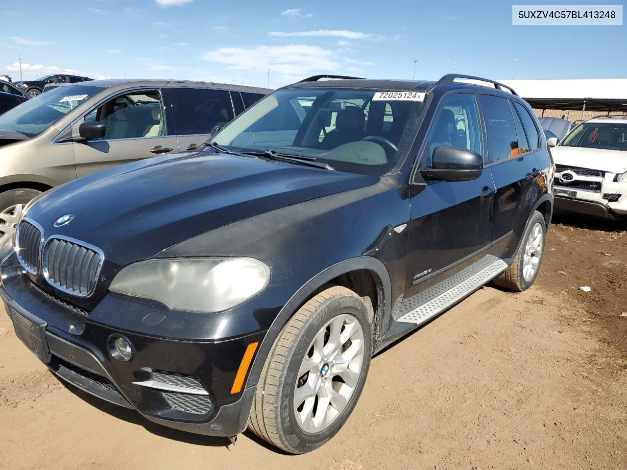 2011 BMW X5 xDrive35I VIN: 5UXZV4C57BL413248 Lot: 72025124