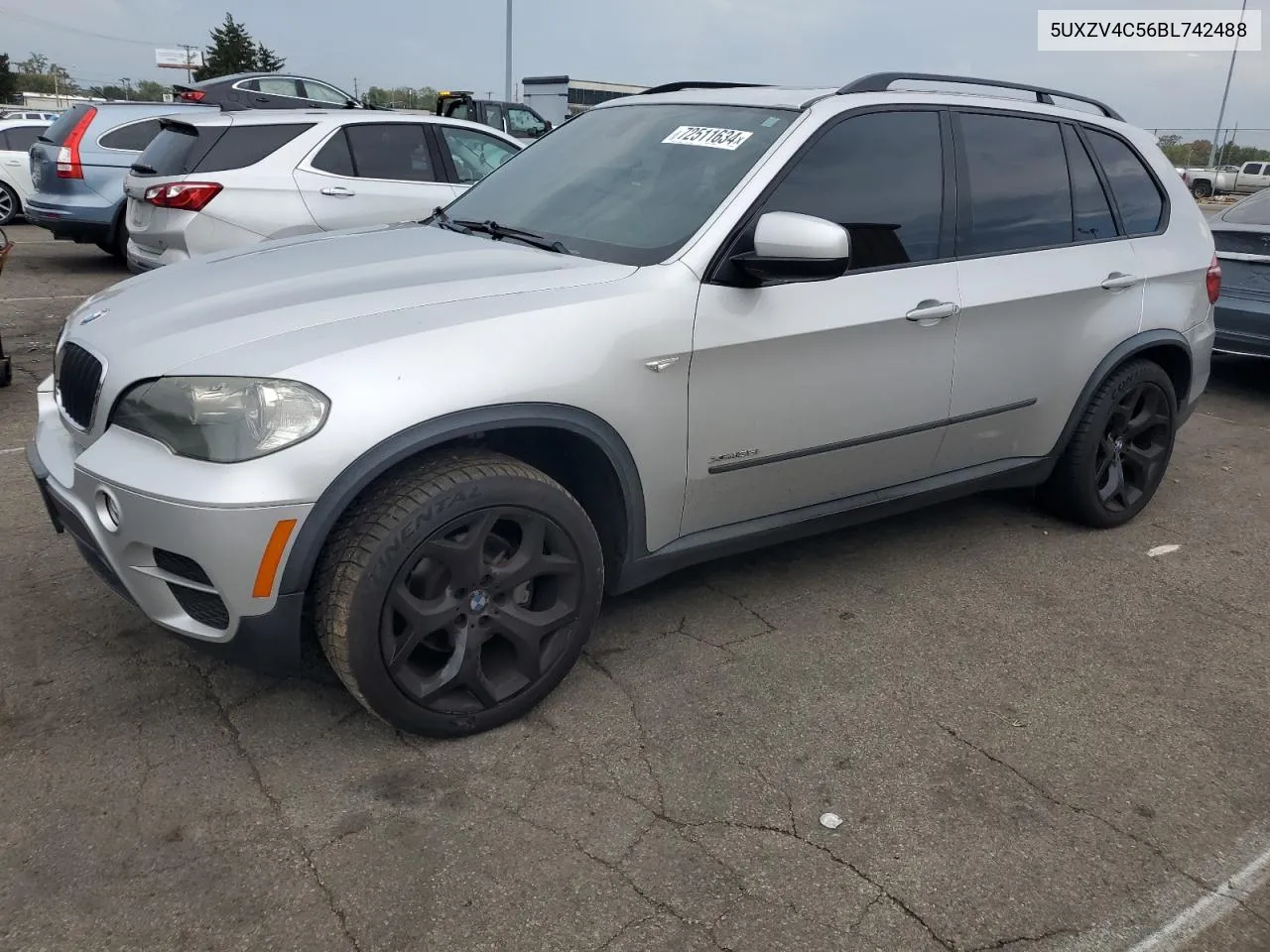 2011 BMW X5 xDrive35I VIN: 5UXZV4C56BL742488 Lot: 72511634