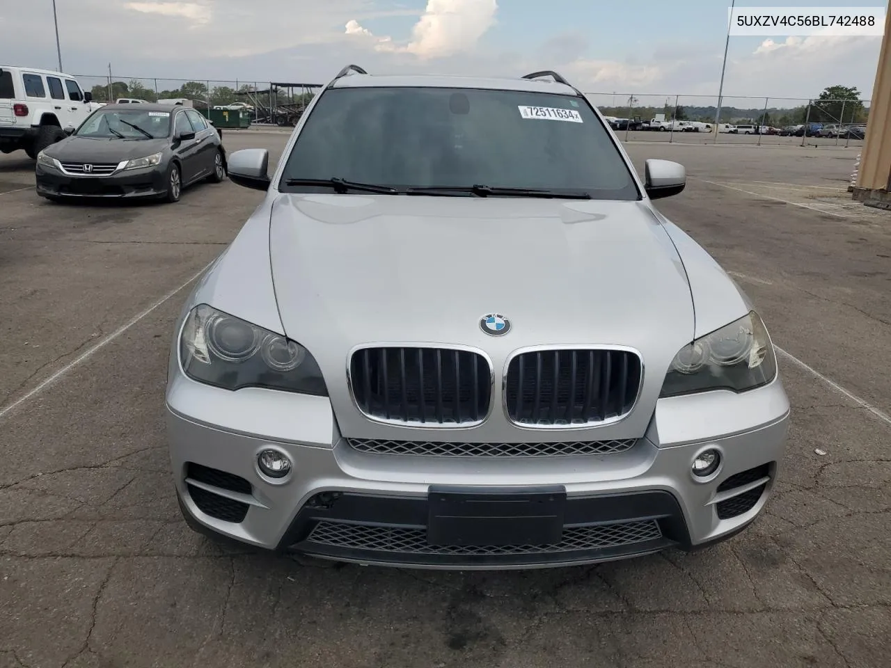 2011 BMW X5 xDrive35I VIN: 5UXZV4C56BL742488 Lot: 72511634