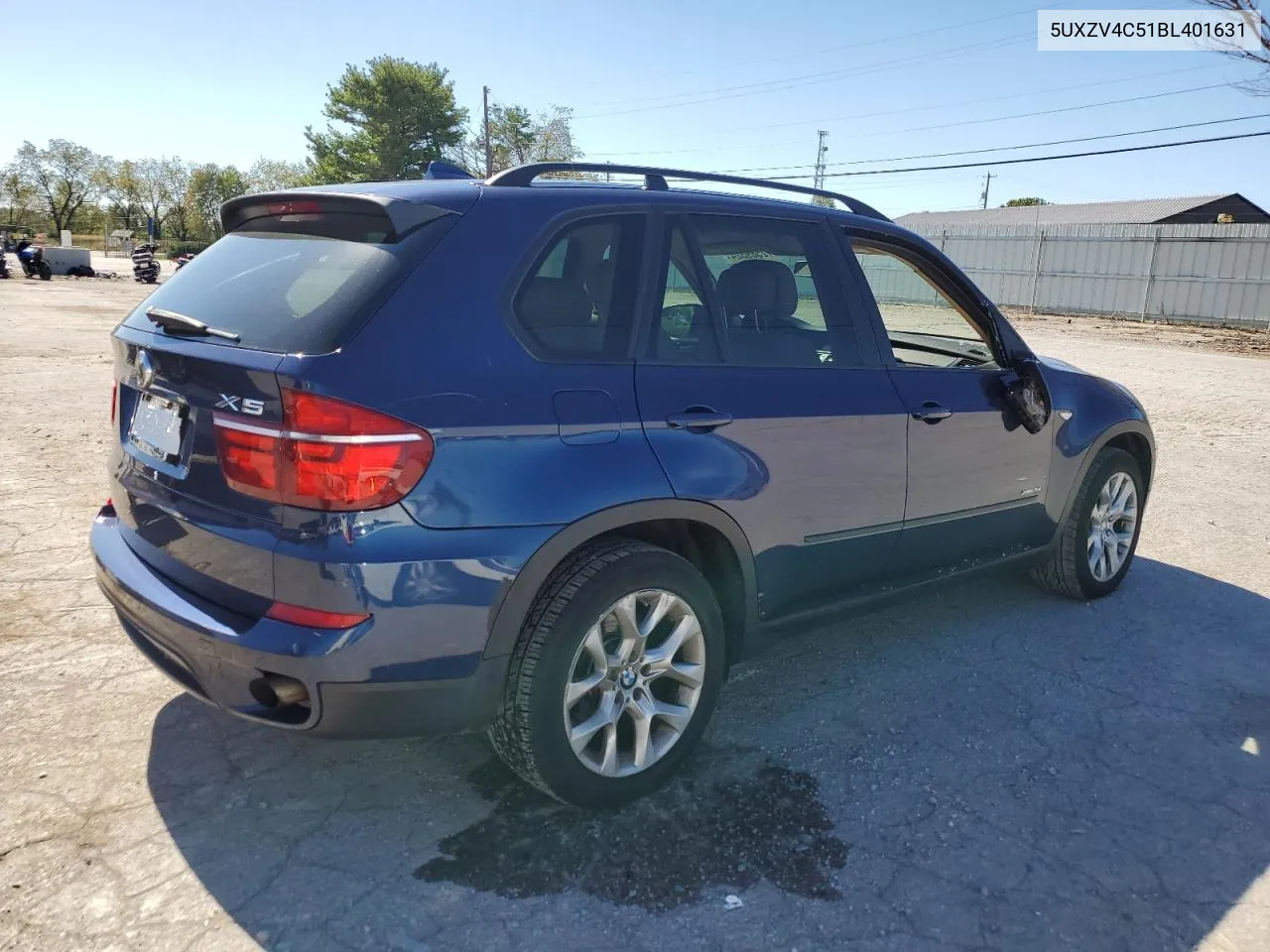 2011 BMW X5 xDrive35I VIN: 5UXZV4C51BL401631 Lot: 72589324