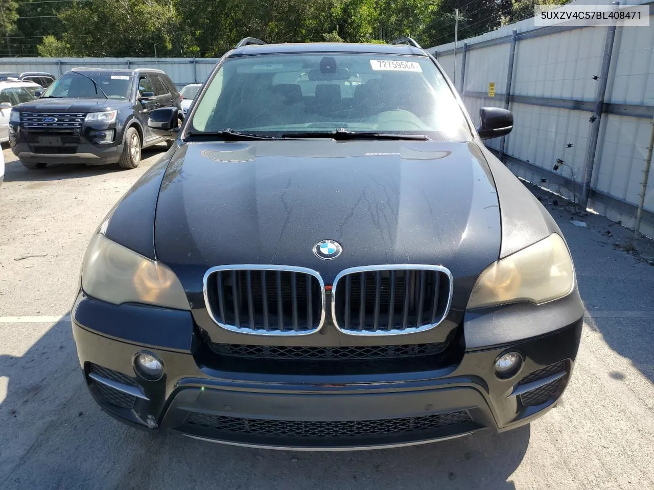 2011 BMW X5 xDrive35I VIN: 5UXZV4C57BL408471 Lot: 72759564