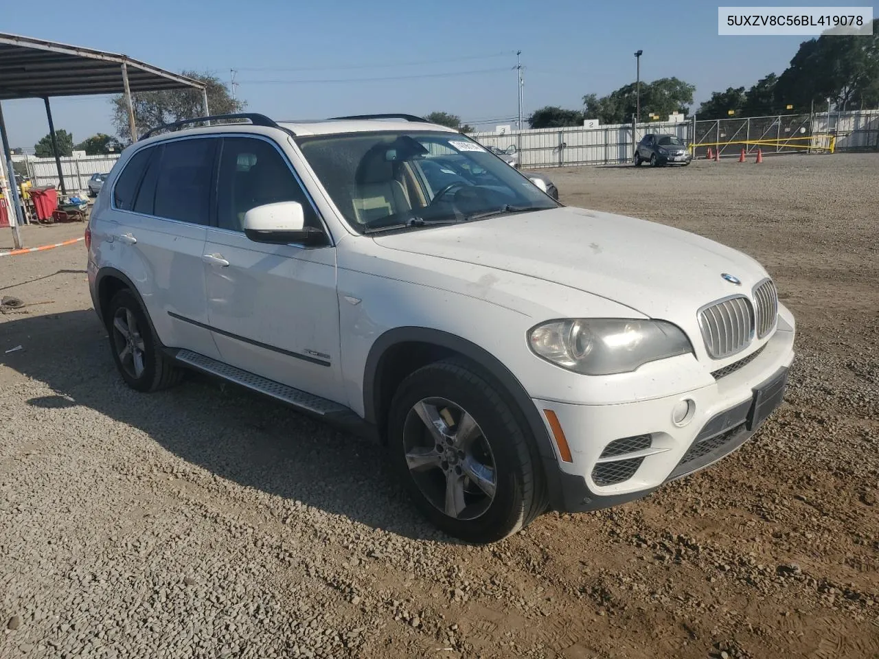 2011 BMW X5 xDrive50I VIN: 5UXZV8C56BL419078 Lot: 74096194