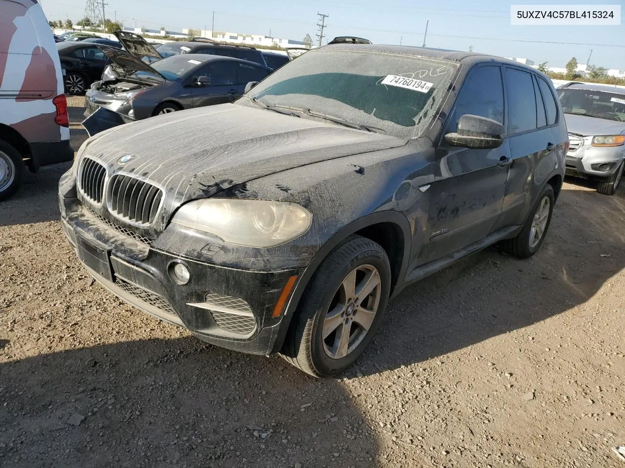 2011 BMW X5 xDrive35I VIN: 5UXZV4C57BL415324 Lot: 74760194