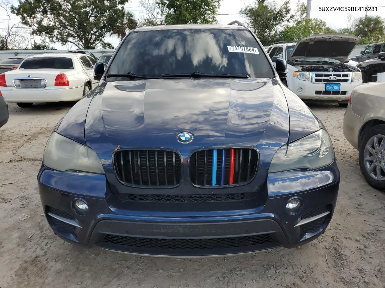 2011 BMW X5 xDrive35I VIN: 5UXZV4C59BL416281 Lot: 74797864