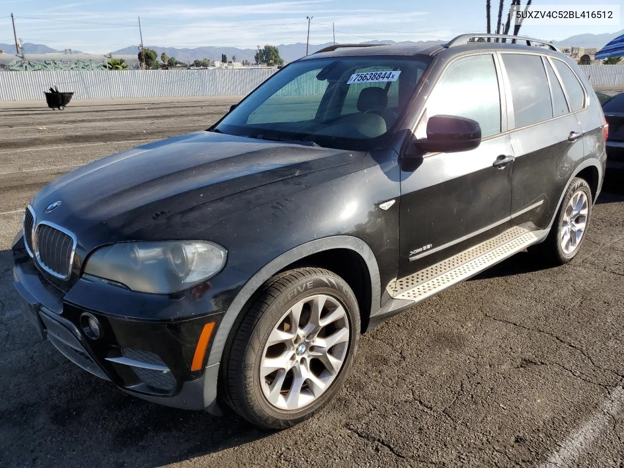 2011 BMW X5 xDrive35I VIN: 5UXZV4C52BL416512 Lot: 75638844