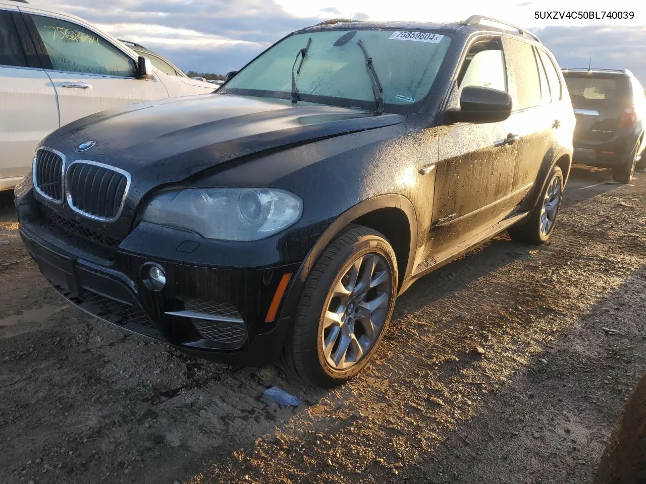 2011 BMW X5 xDrive35I VIN: 5UXZV4C50BL740039 Lot: 75859604