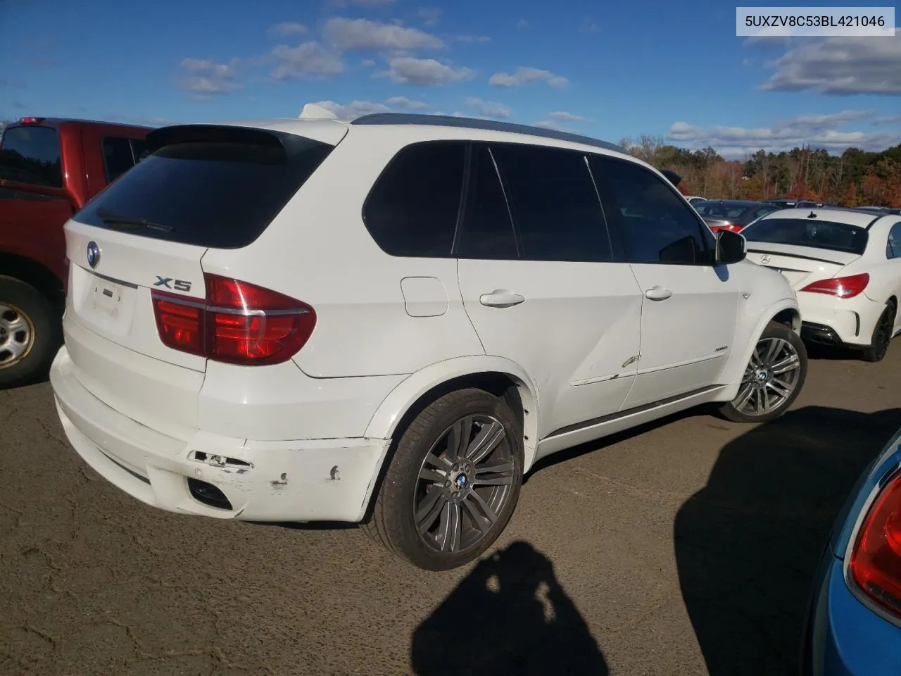 2011 BMW X5 xDrive50I VIN: 5UXZV8C53BL421046 Lot: 75925154