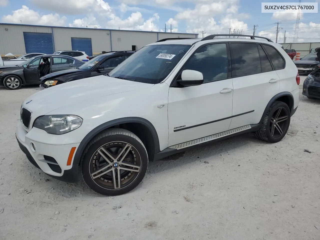 2012 BMW X5 xDrive35I VIN: 5UXZV4C57CL767000 Lot: 59009274