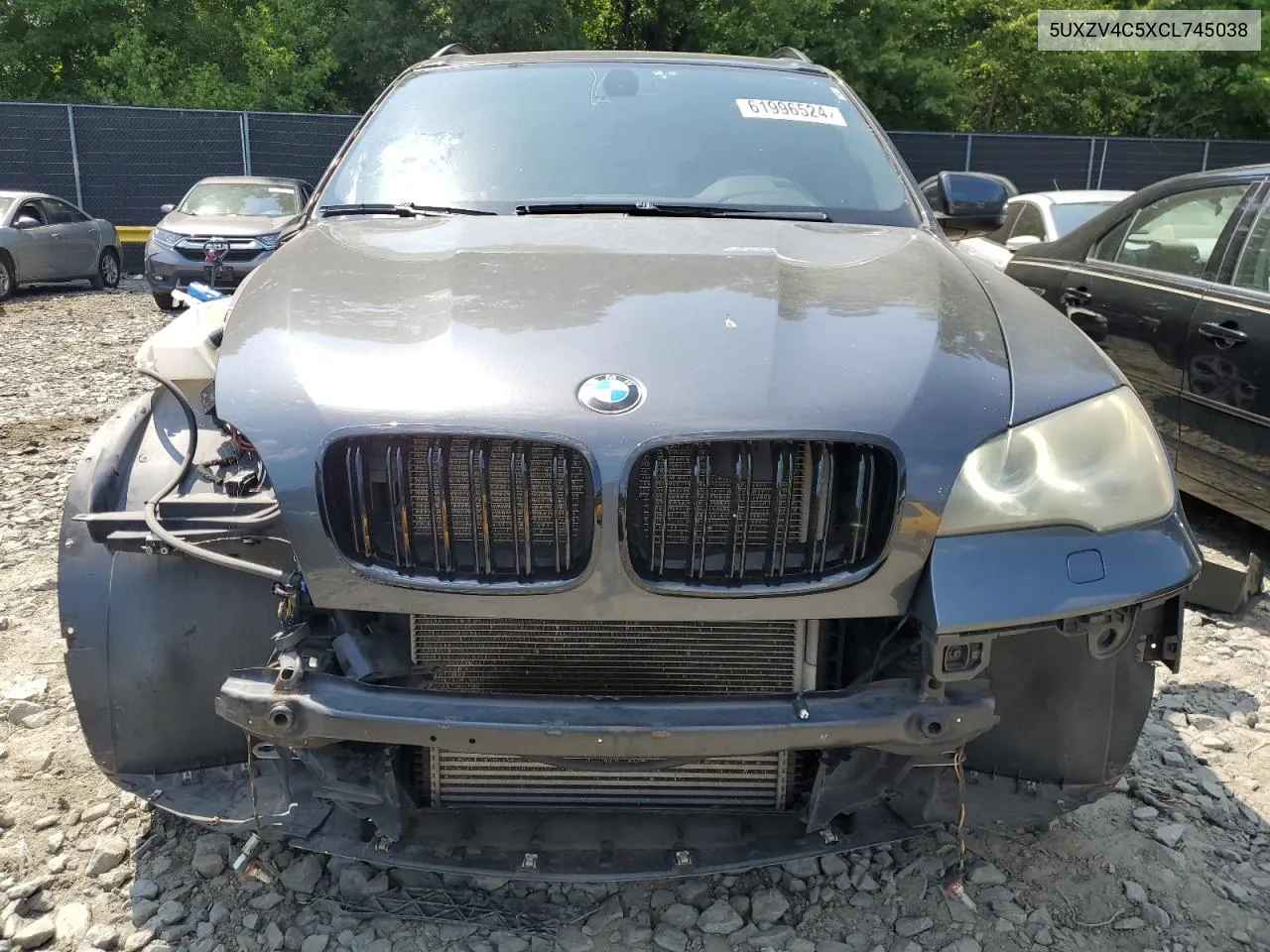 2012 BMW X5 xDrive35I VIN: 5UXZV4C5XCL745038 Lot: 61996524