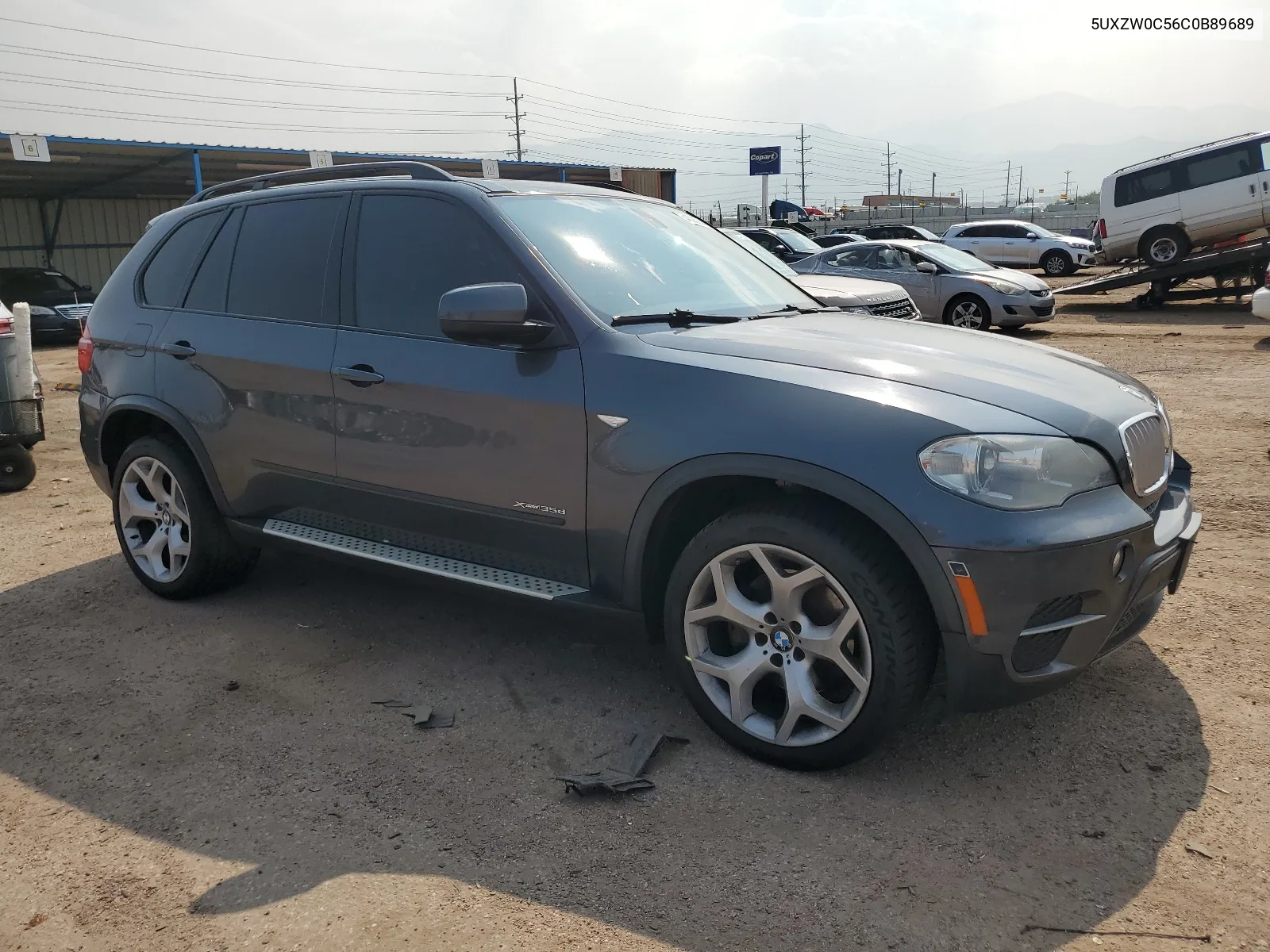 2012 BMW X5 xDrive35D VIN: 5UXZW0C56C0B89689 Lot: 64608264