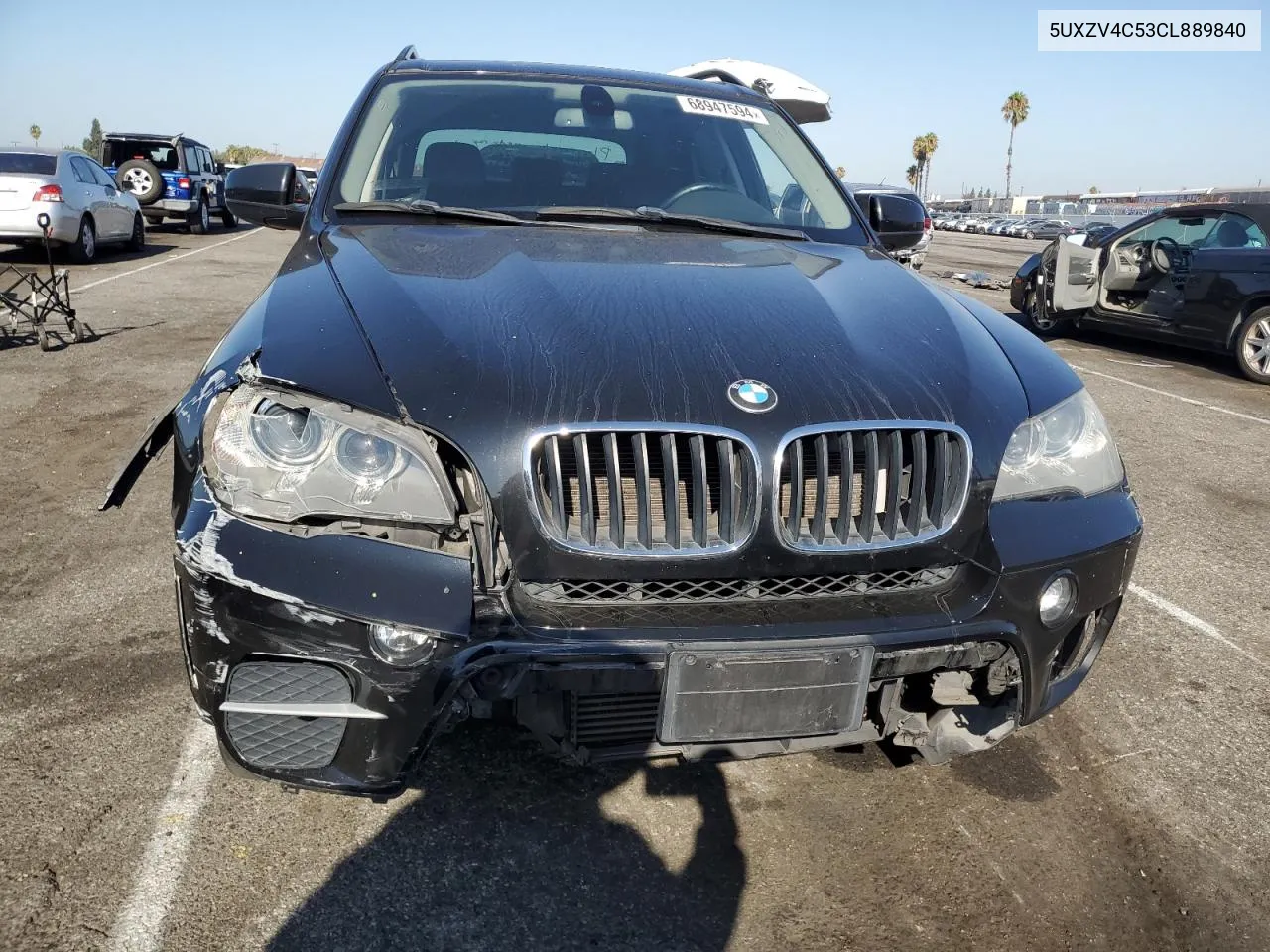 2012 BMW X5 xDrive35I VIN: 5UXZV4C53CL889840 Lot: 68947594