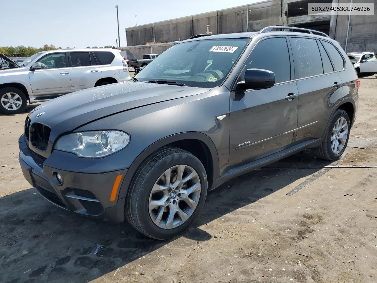 2012 BMW X5 xDrive35I VIN: 5UXZV4C53CL746936 Lot: 70242624