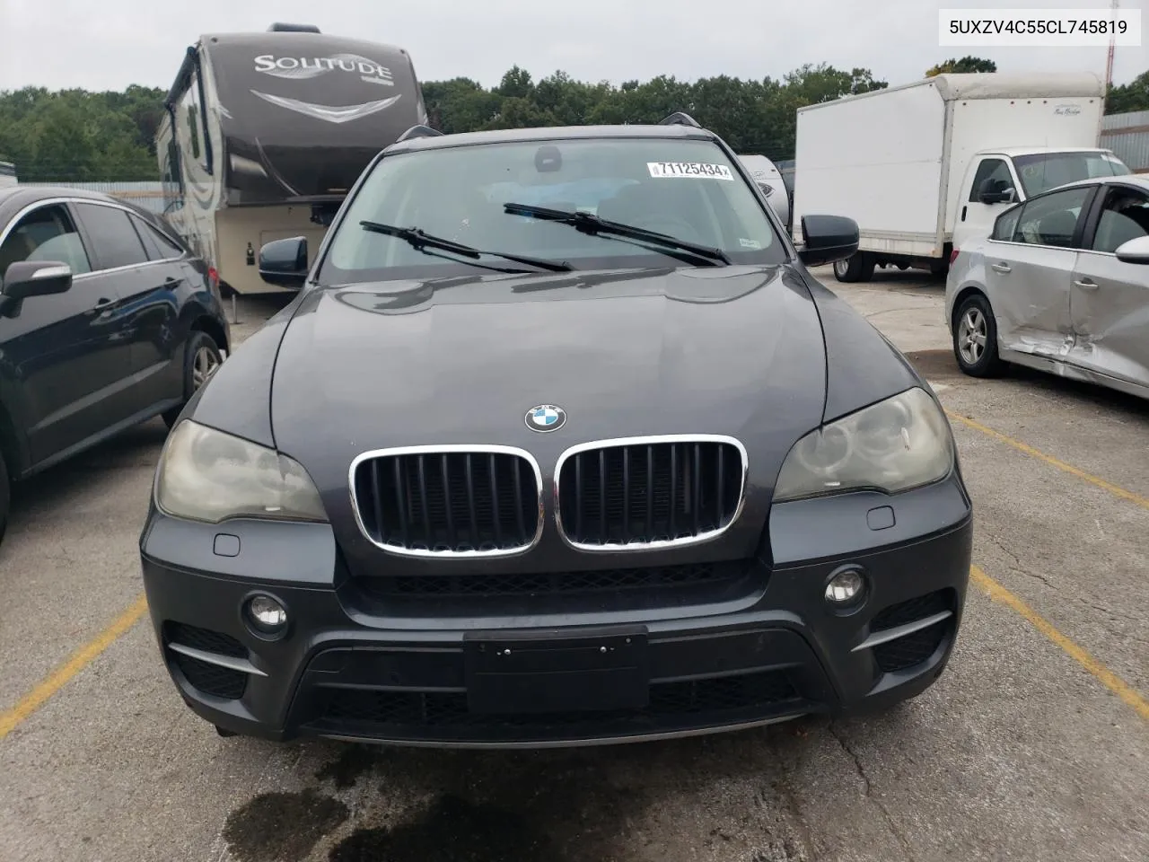 2012 BMW X5 xDrive35I VIN: 5UXZV4C55CL745819 Lot: 71125434