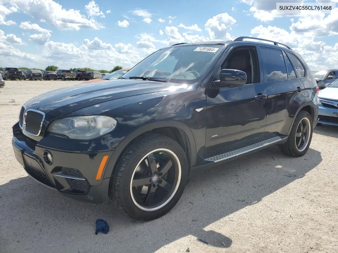 2012 BMW X5 xDrive35I VIN: 5UXZV4C55CL761468 Lot: 71281864