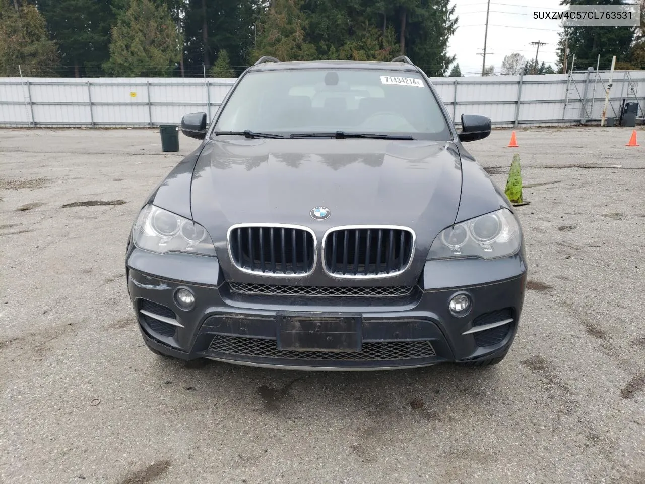 2012 BMW X5 xDrive35I VIN: 5UXZV4C57CL763531 Lot: 71434214