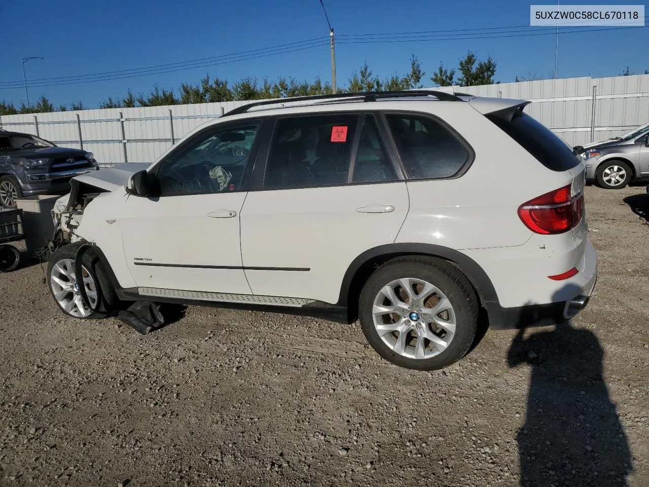 2012 BMW X5 xDrive35D VIN: 5UXZW0C58CL670118 Lot: 71681514