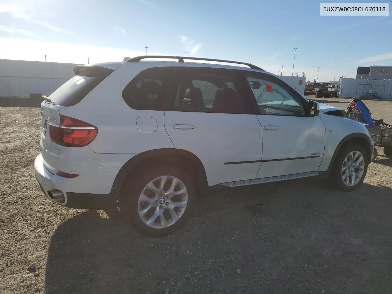 2012 BMW X5 xDrive35D VIN: 5UXZW0C58CL670118 Lot: 71681514