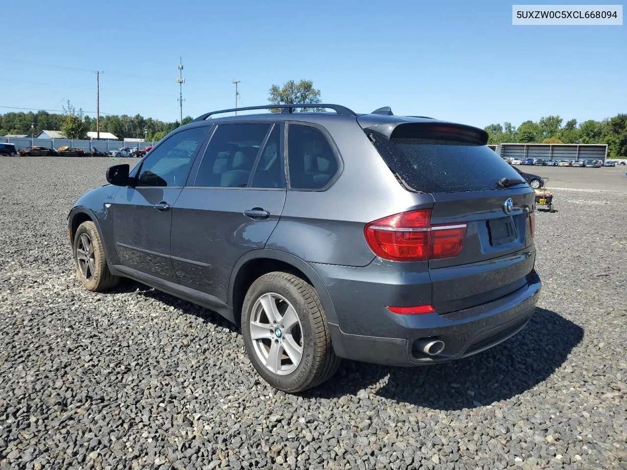 2012 BMW X5 xDrive35D VIN: 5UXZW0C5XCL668094 Lot: 71827074