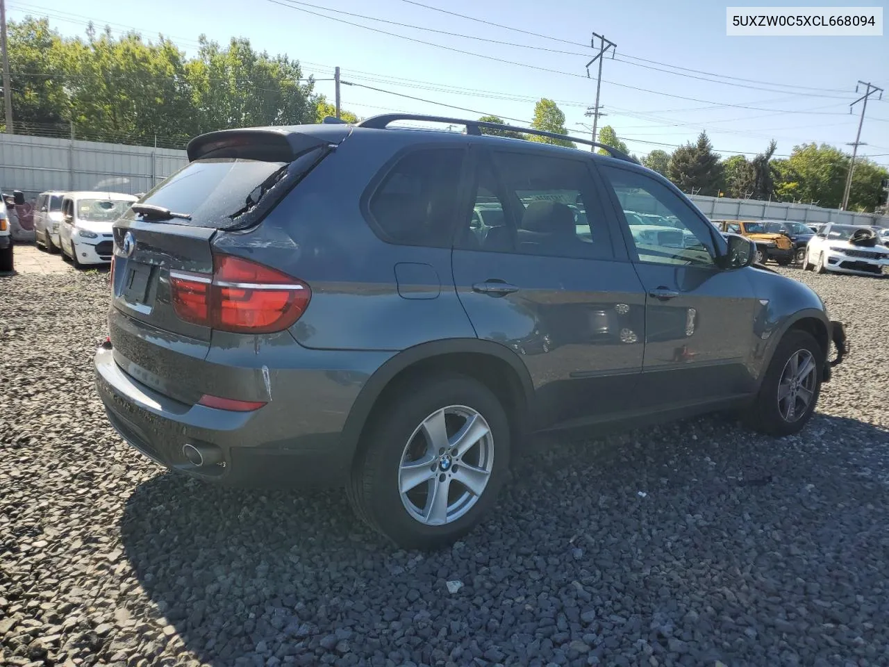 2012 BMW X5 xDrive35D VIN: 5UXZW0C5XCL668094 Lot: 71827074