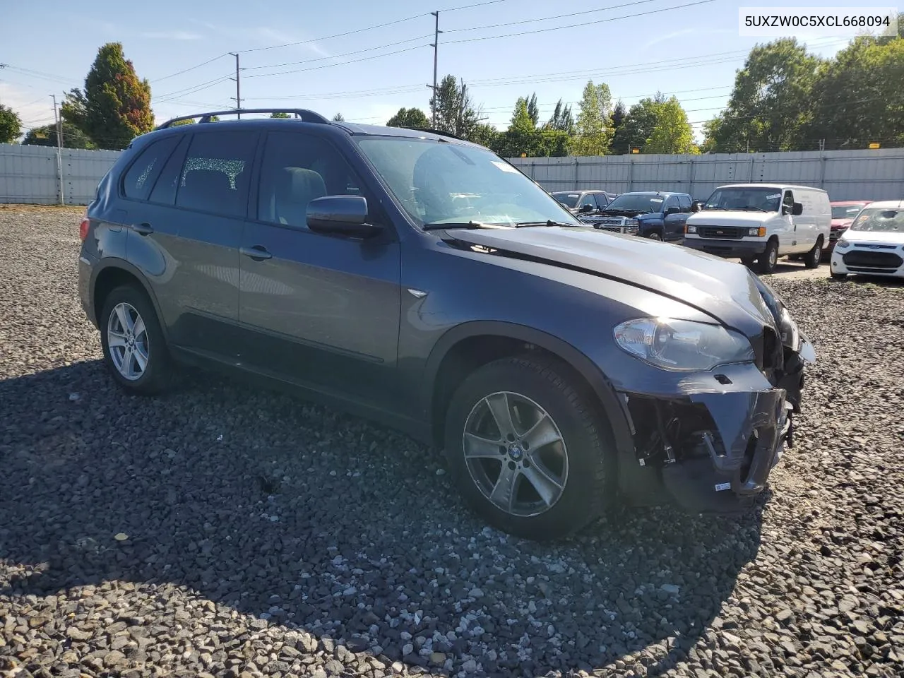 2012 BMW X5 xDrive35D VIN: 5UXZW0C5XCL668094 Lot: 71827074