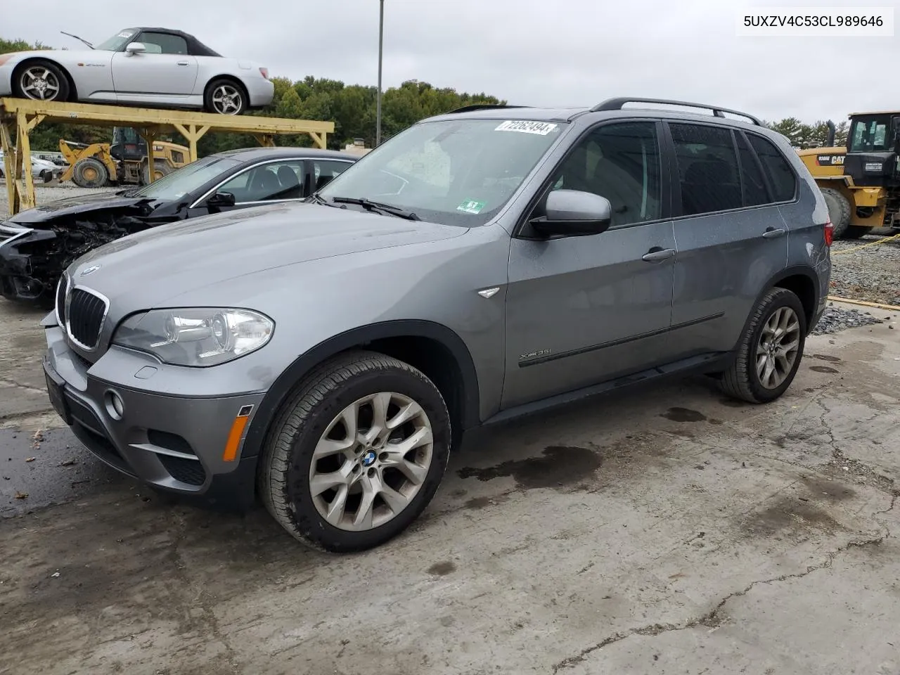 2012 BMW X5 xDrive35I VIN: 5UXZV4C53CL989646 Lot: 72262494