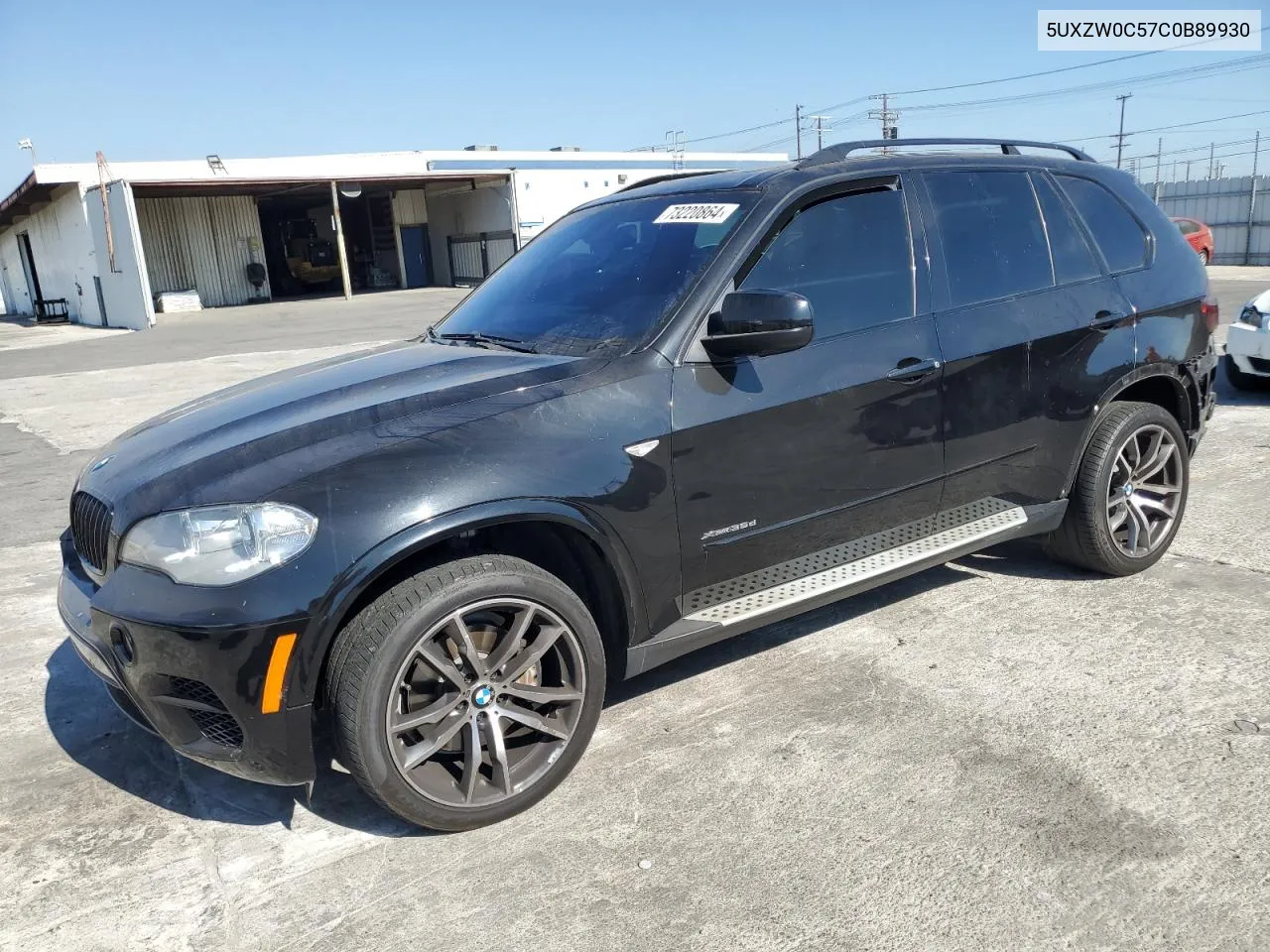 2012 BMW X5 xDrive35D VIN: 5UXZW0C57C0B89930 Lot: 73220864