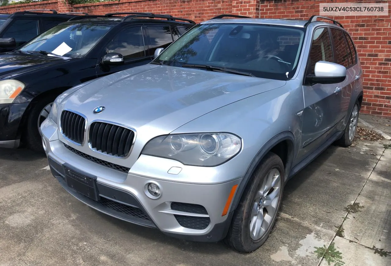 2012 BMW X5 xDrive35I VIN: 5UXZV4C53CL760738 Lot: 73518144