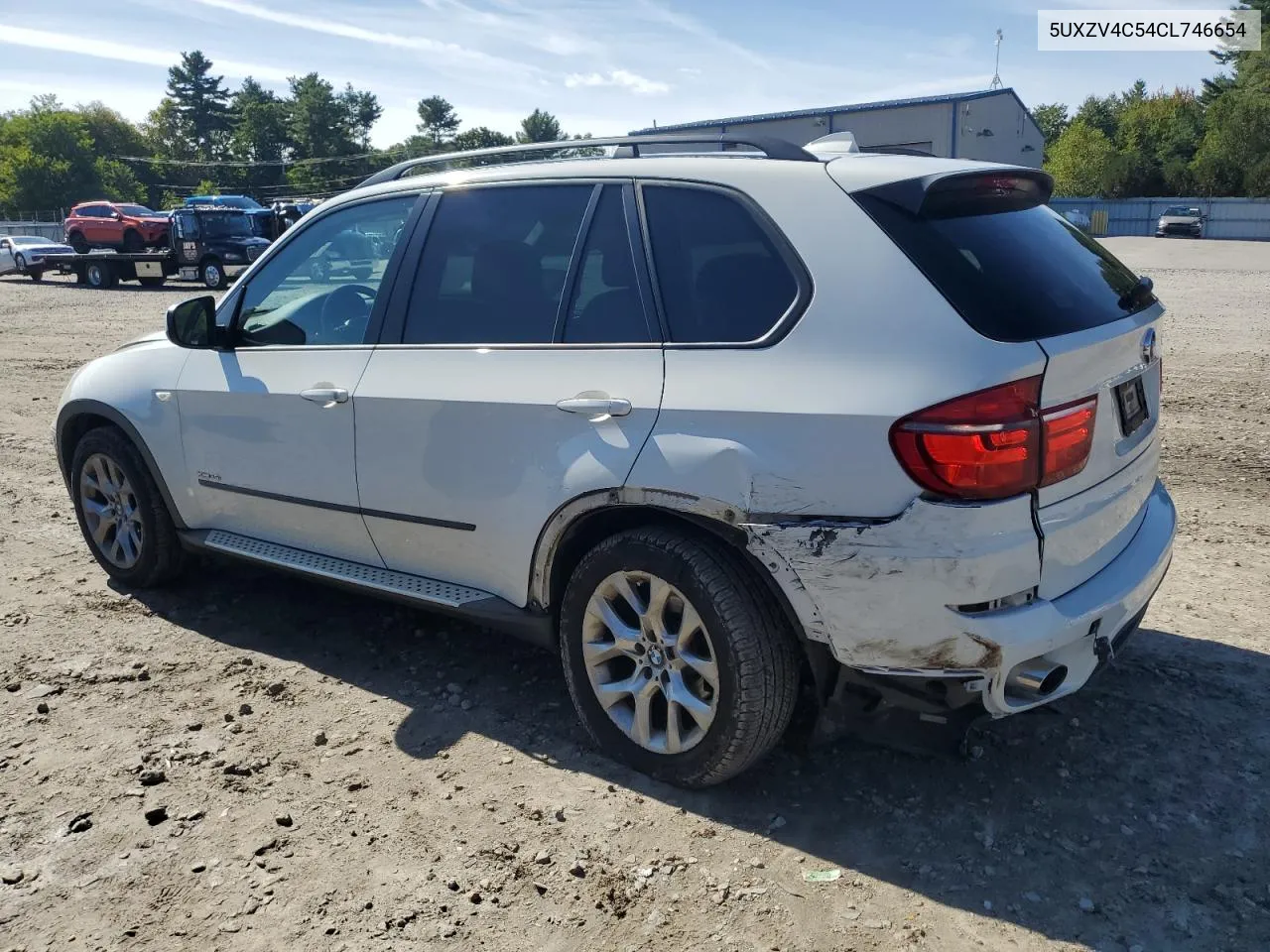 2012 BMW X5 xDrive35I VIN: 5UXZV4C54CL746654 Lot: 73520694