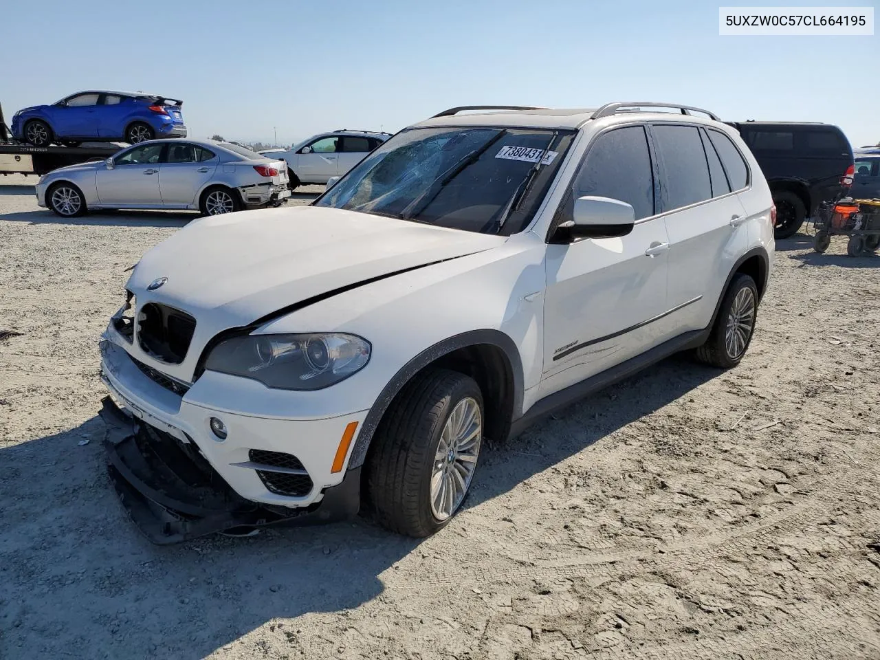 2012 BMW X5 xDrive35D VIN: 5UXZW0C57CL664195 Lot: 73804314