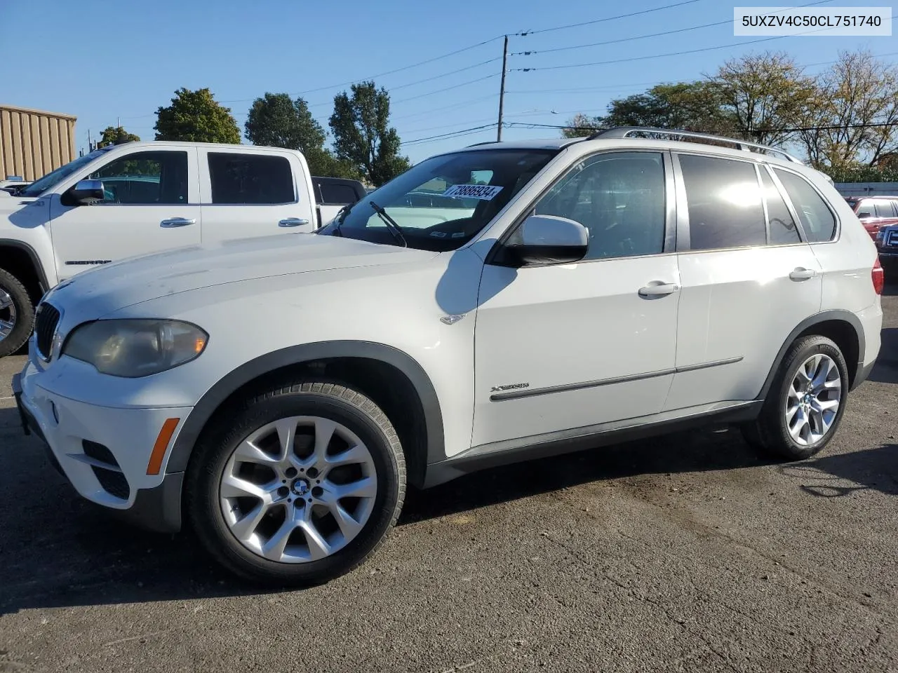 5UXZV4C50CL751740 2012 BMW X5 xDrive35I