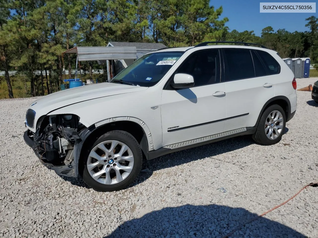 2012 BMW X5 xDrive35I VIN: 5UXZV4C55CL750356 Lot: 74546374