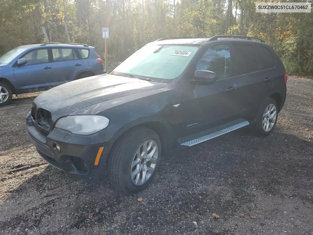 2012 BMW X5 xDrive35D VIN: 5UXZW0C51CL670462 Lot: 74625934