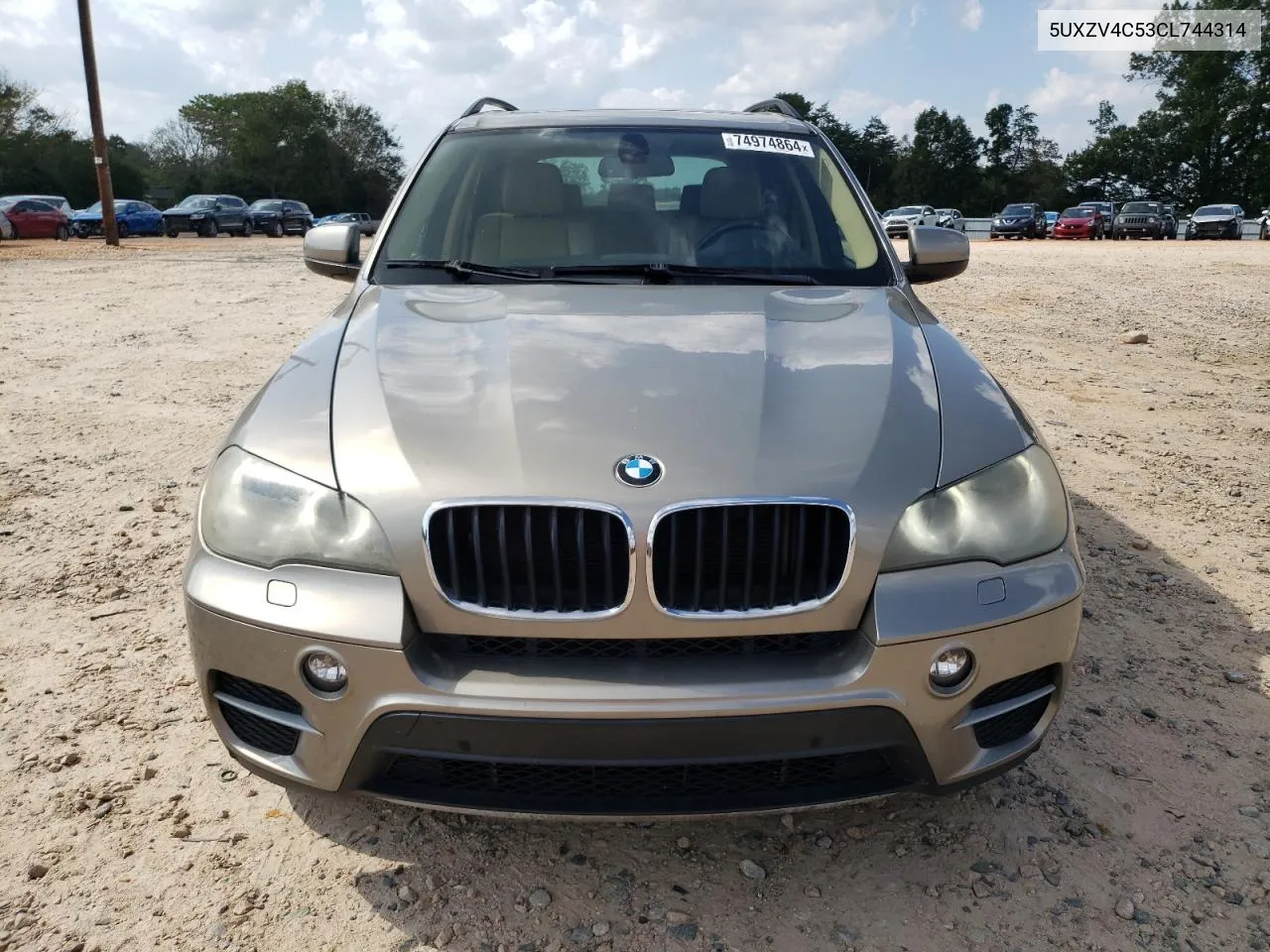 2012 BMW X5 xDrive35I VIN: 5UXZV4C53CL744314 Lot: 74974864