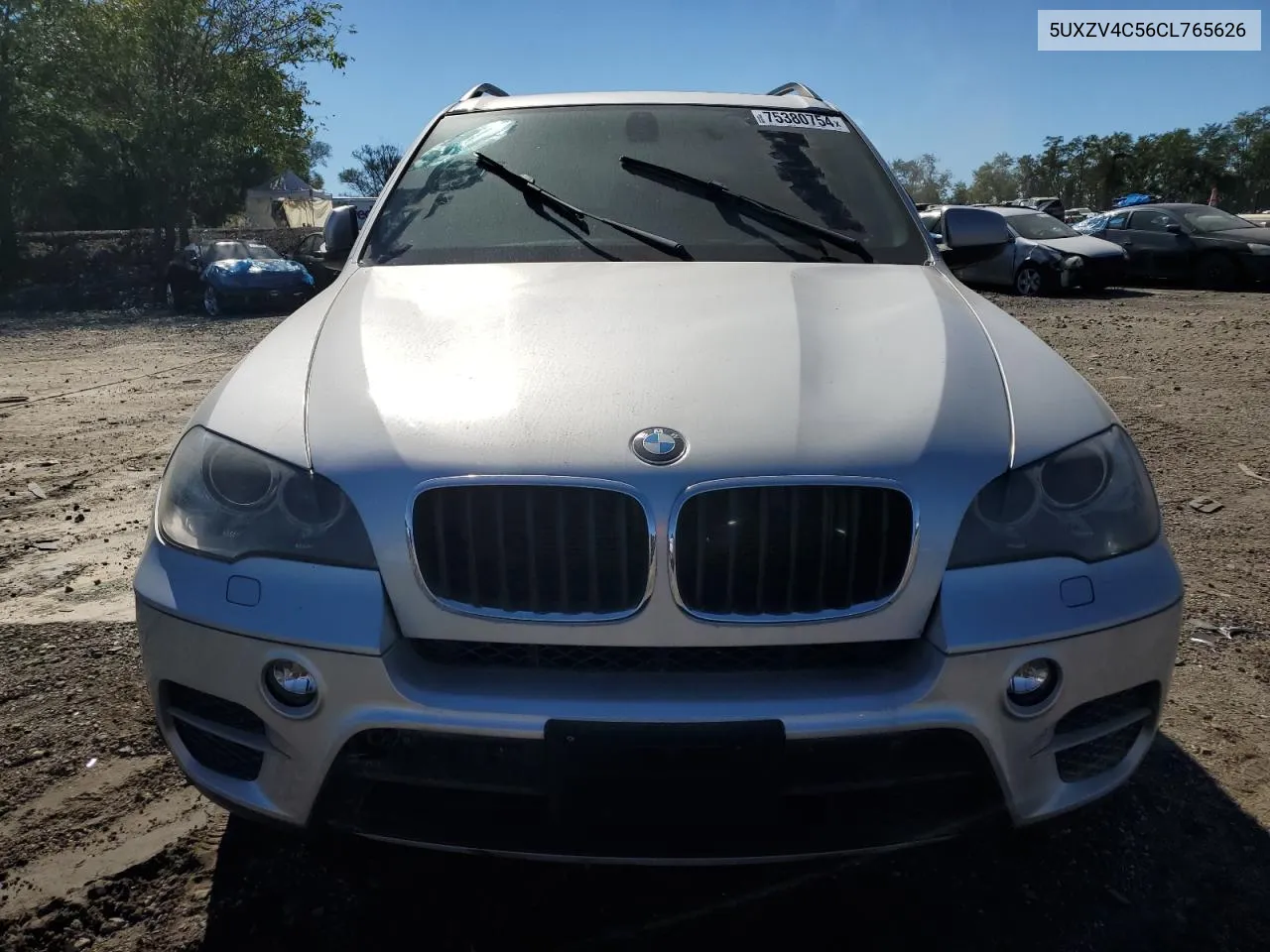 2012 BMW X5 xDrive35I VIN: 5UXZV4C56CL765626 Lot: 75380754