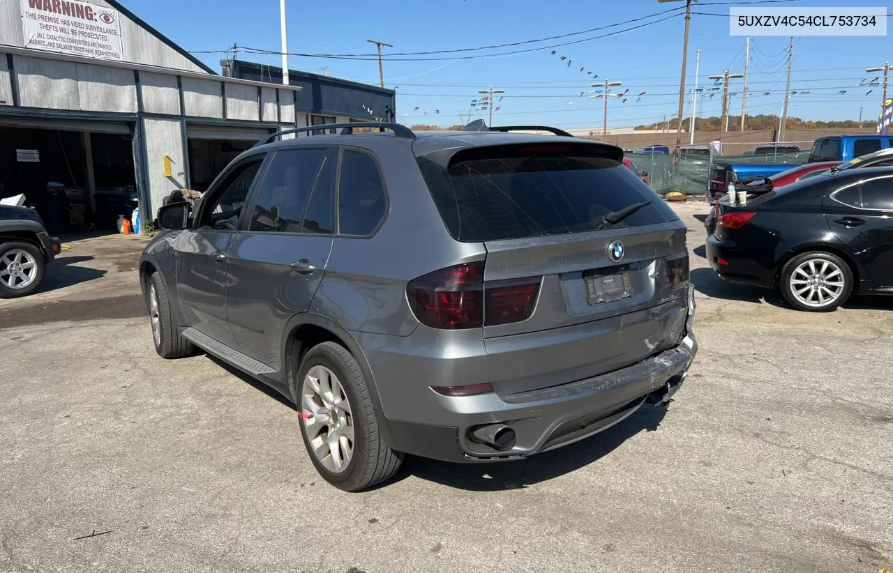 2012 BMW X5 xDrive35I VIN: 5UXZV4C54CL753734 Lot: 78016684