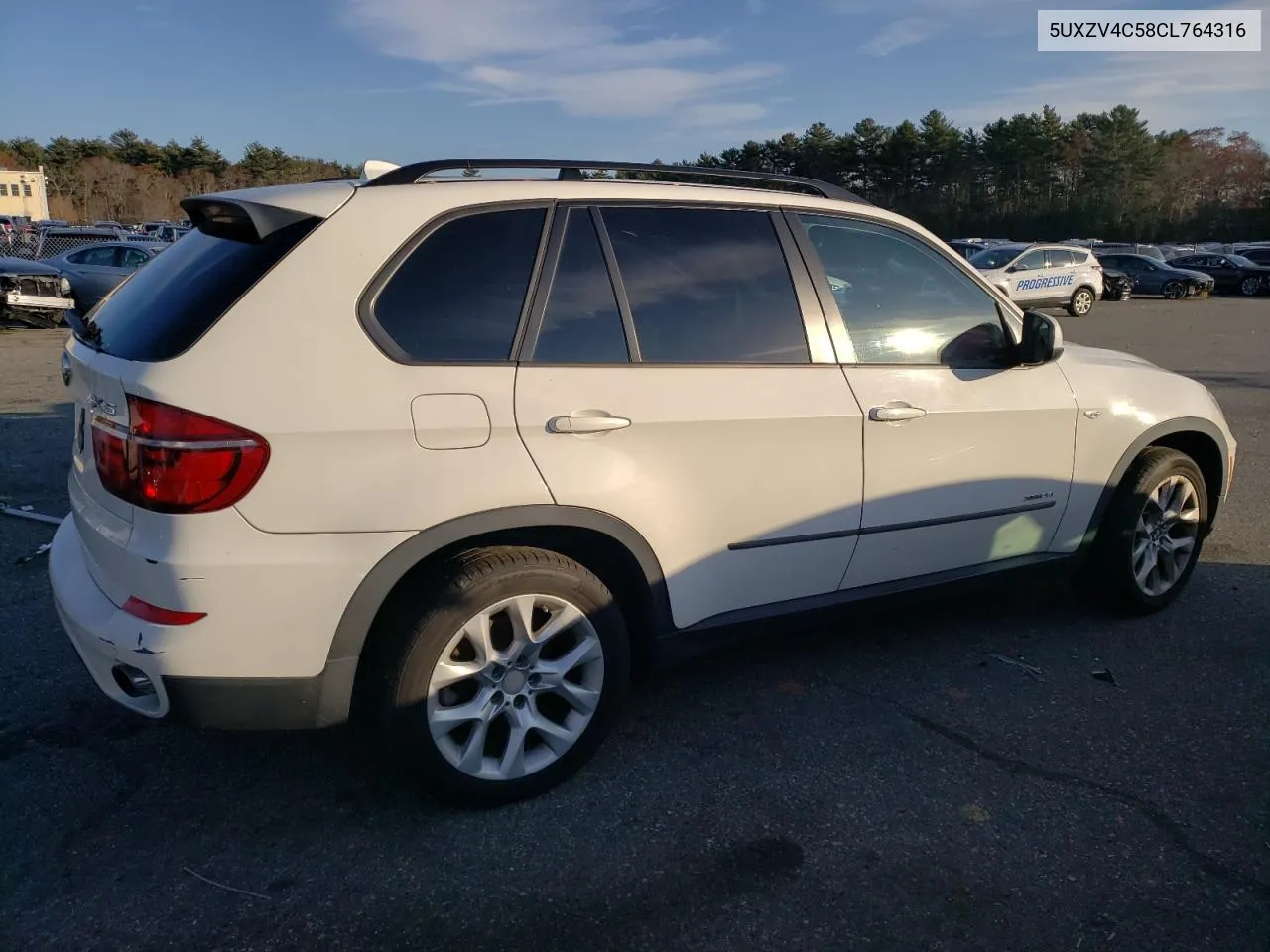 2012 BMW X5 xDrive35I VIN: 5UXZV4C58CL764316 Lot: 78537093