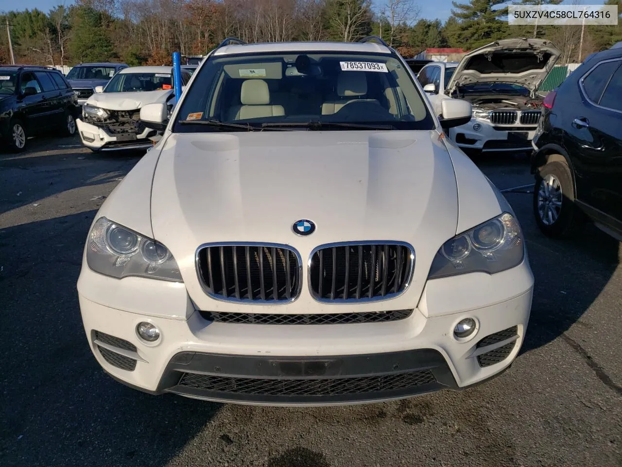 2012 BMW X5 xDrive35I VIN: 5UXZV4C58CL764316 Lot: 78537093