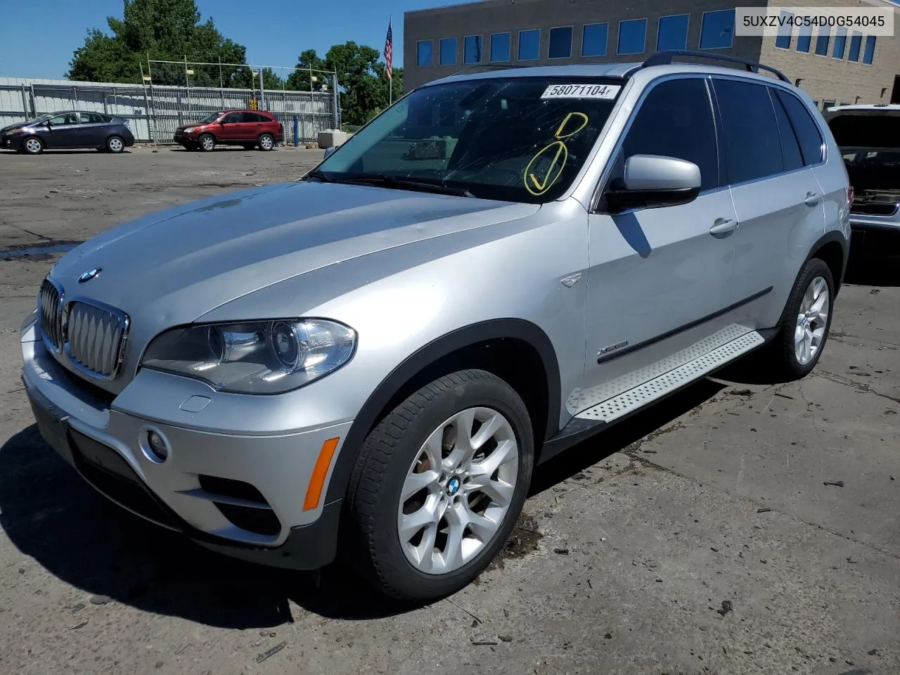 2013 BMW X5 xDrive35I VIN: 5UXZV4C54D0G54045 Lot: 58071104