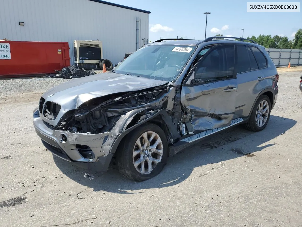 2013 BMW X5 xDrive35I VIN: 5UXZV4C5XD0B00038 Lot: 64996294