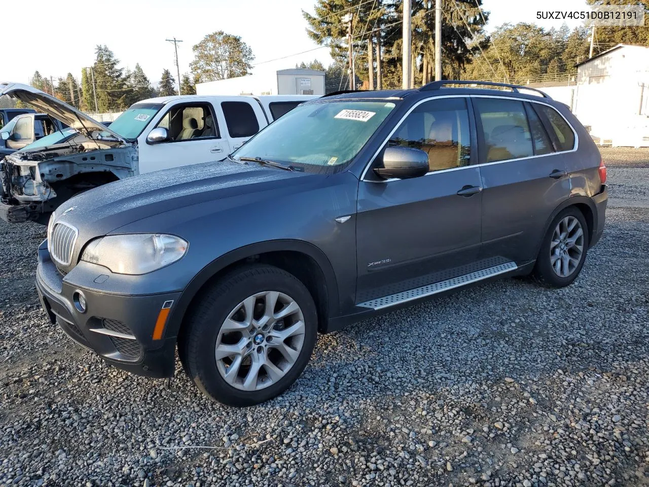 2013 BMW X5 xDrive35I VIN: 5UXZV4C51D0B12191 Lot: 71855824