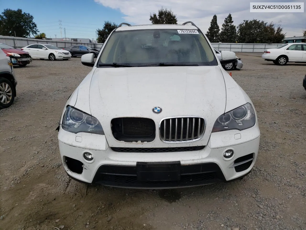 2013 BMW X5 xDrive35I VIN: 5UXZV4C51D0G51135 Lot: 76123694