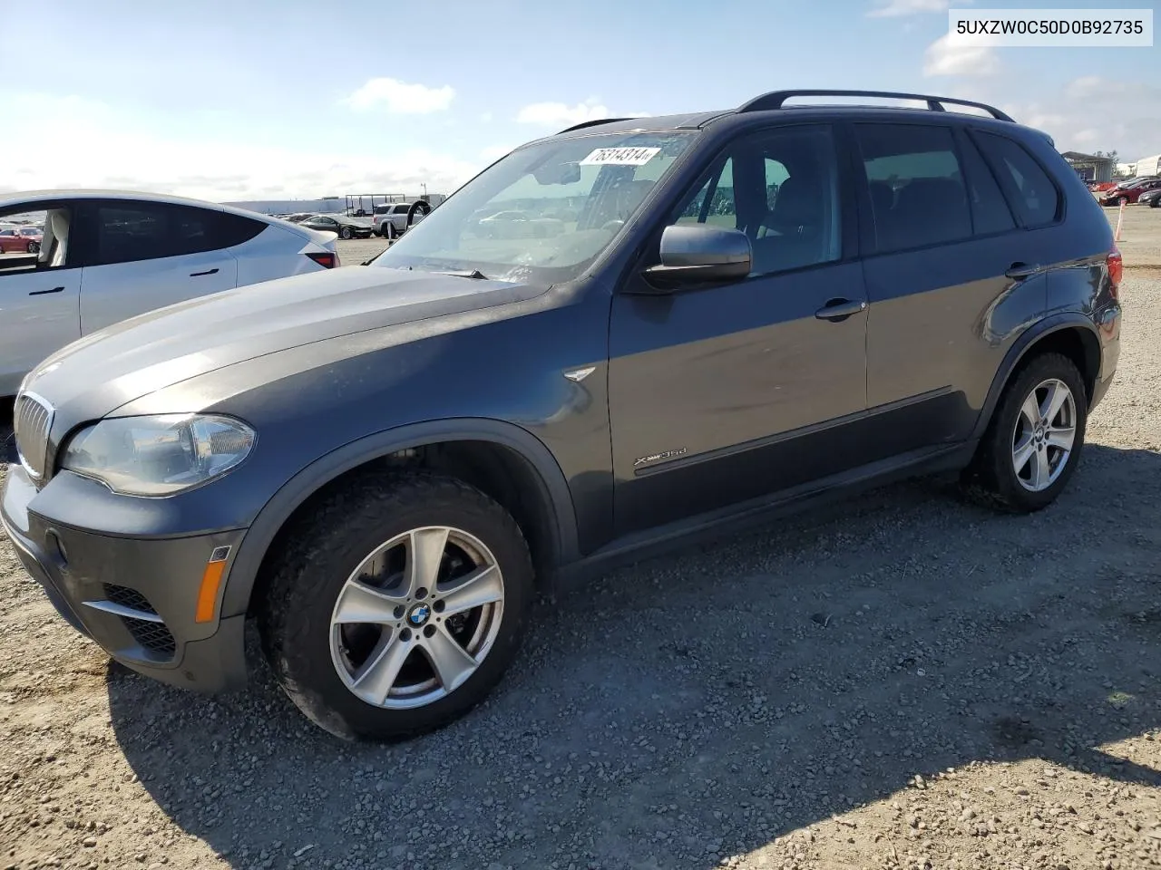 2013 BMW X5 xDrive35D VIN: 5UXZW0C50D0B92735 Lot: 76314314