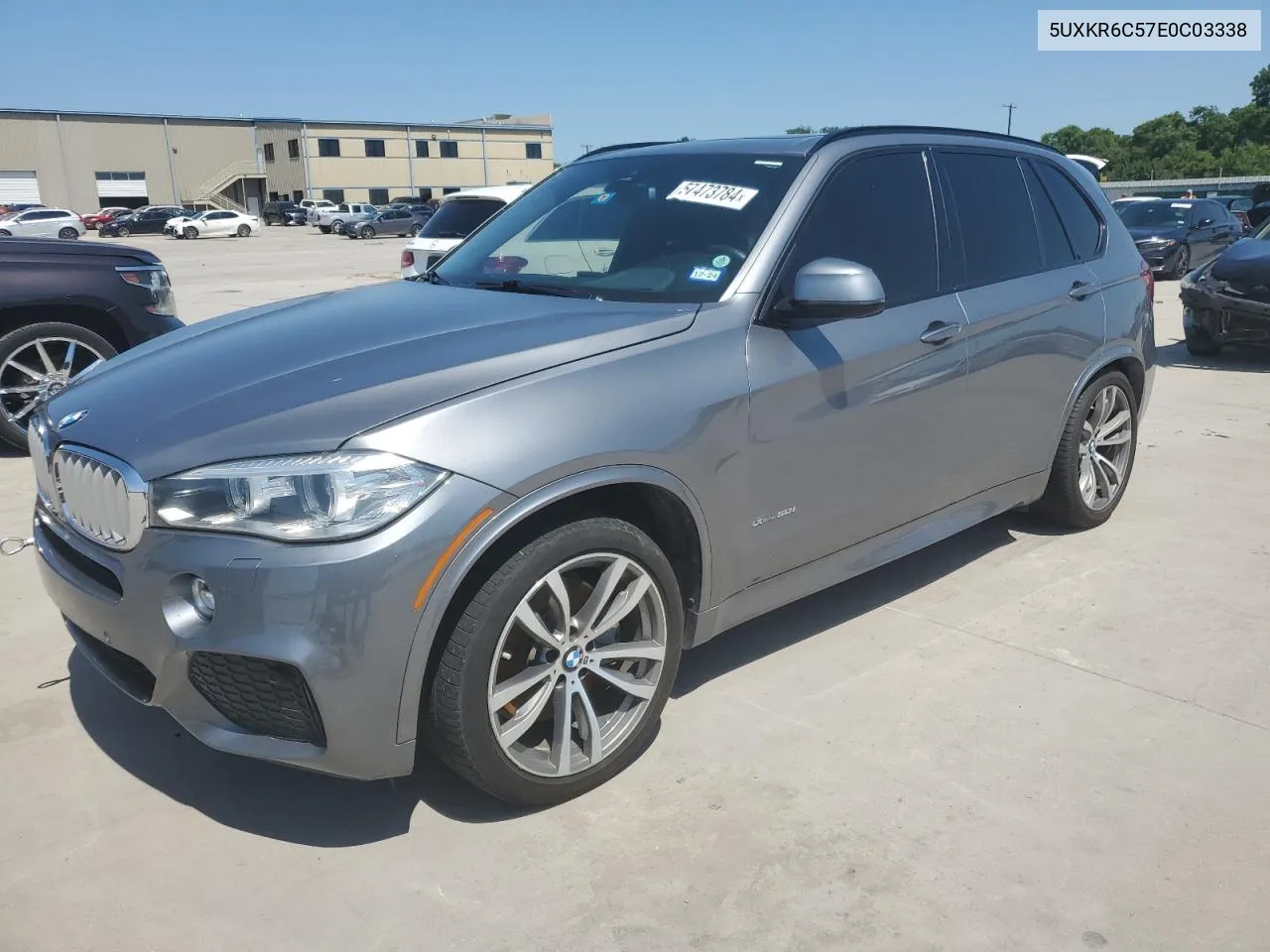 2014 BMW X5 xDrive50I VIN: 5UXKR6C57E0C03338 Lot: 57473784