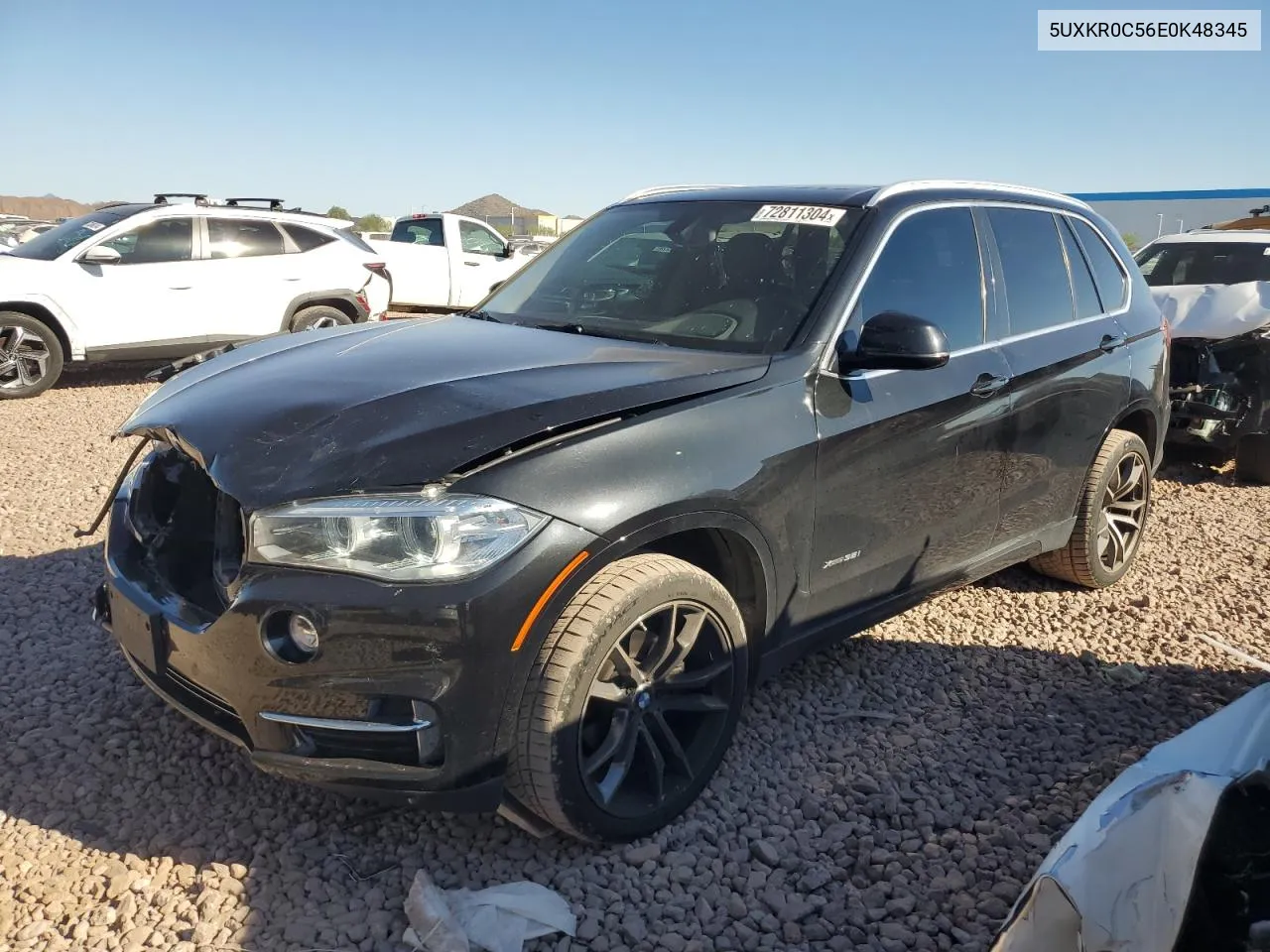 2014 BMW X5 xDrive35I VIN: 5UXKR0C56E0K48345 Lot: 72811304