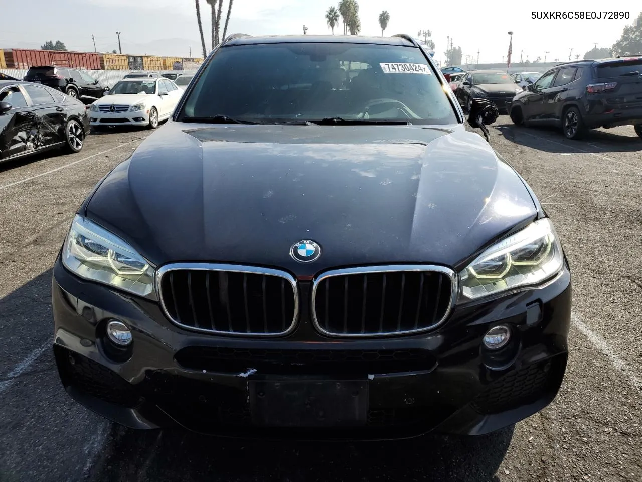 2014 BMW X5 xDrive50I VIN: 5UXKR6C58E0J72890 Lot: 74730424