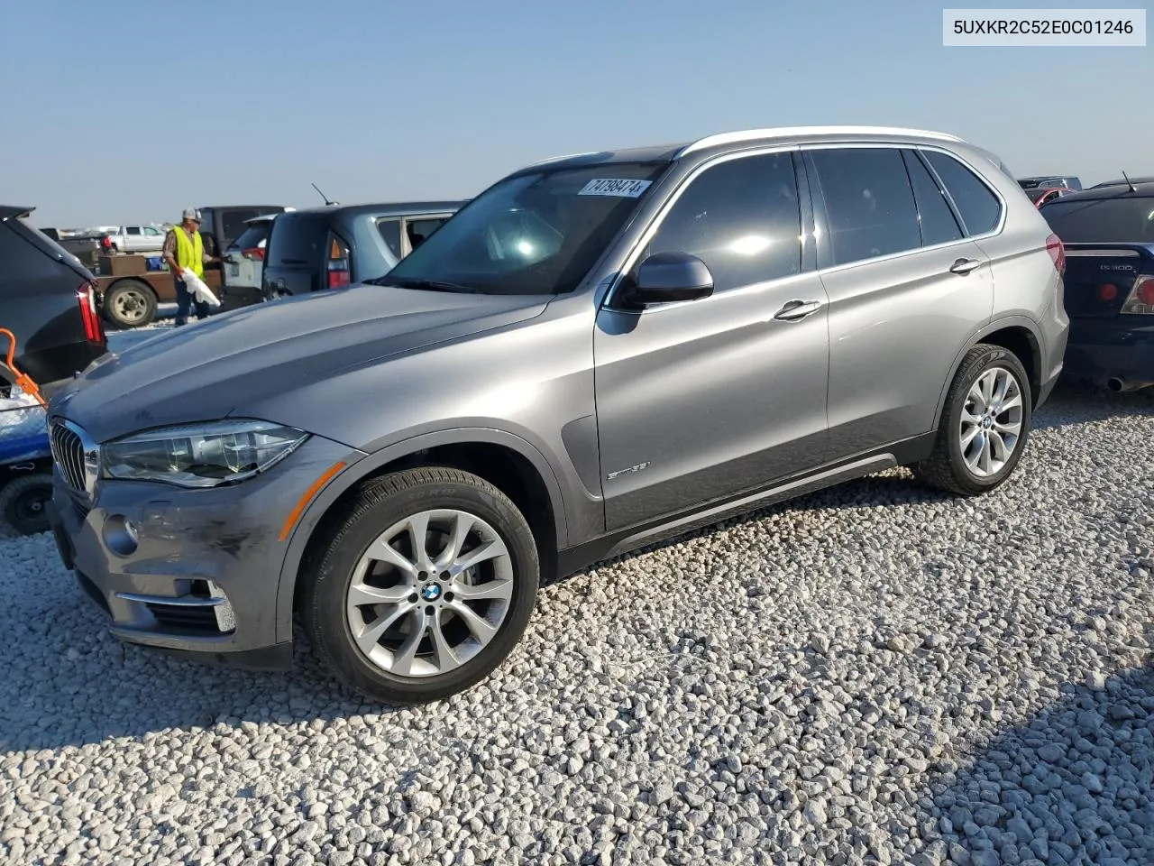 2014 BMW X5 Sdrive35I VIN: 5UXKR2C52E0C01246 Lot: 74798474