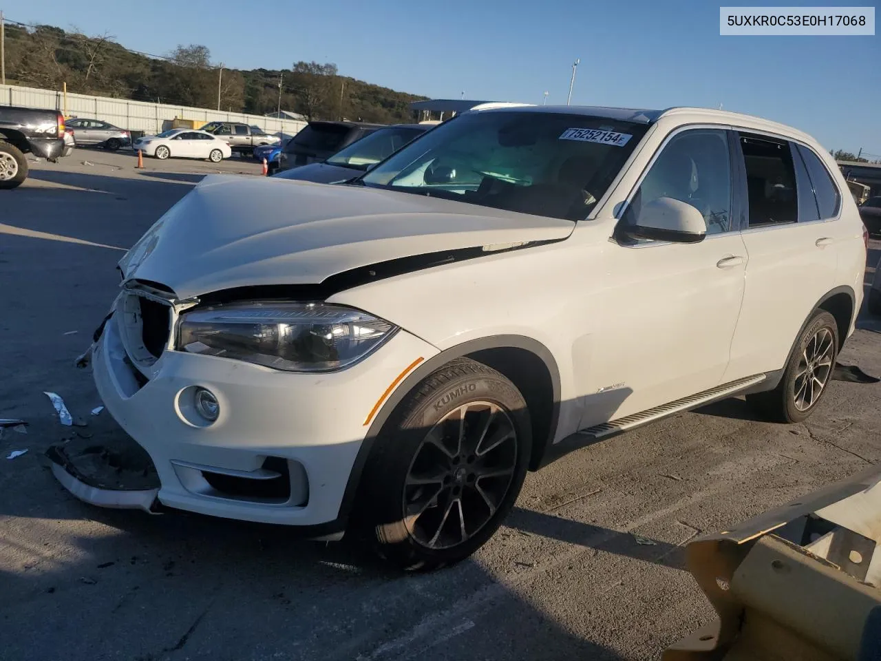 2014 BMW X5 xDrive35I VIN: 5UXKR0C53E0H17068 Lot: 75252154