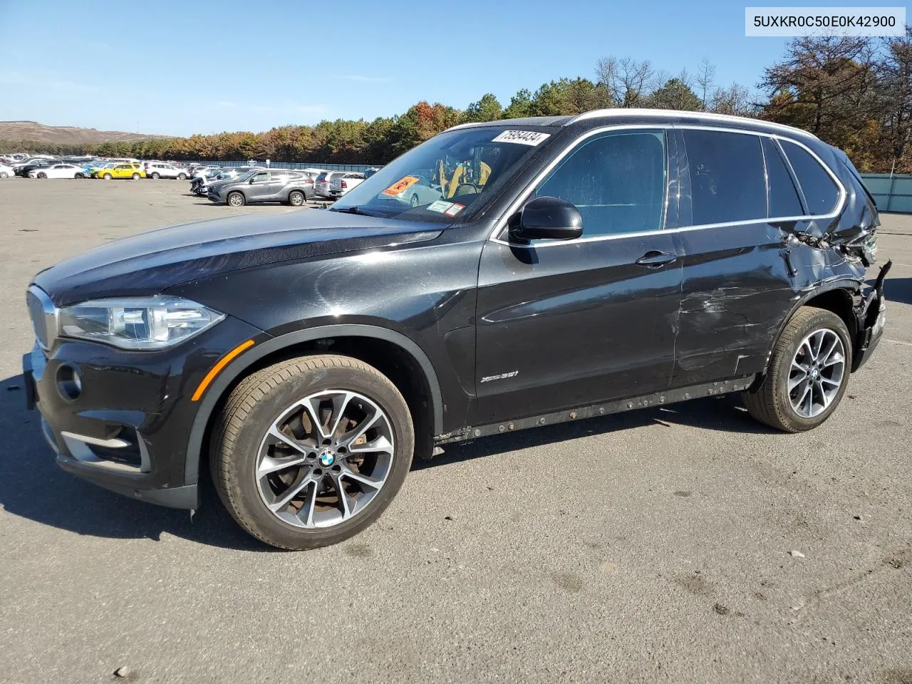 2014 BMW X5 xDrive35I VIN: 5UXKR0C50E0K42900 Lot: 75954434