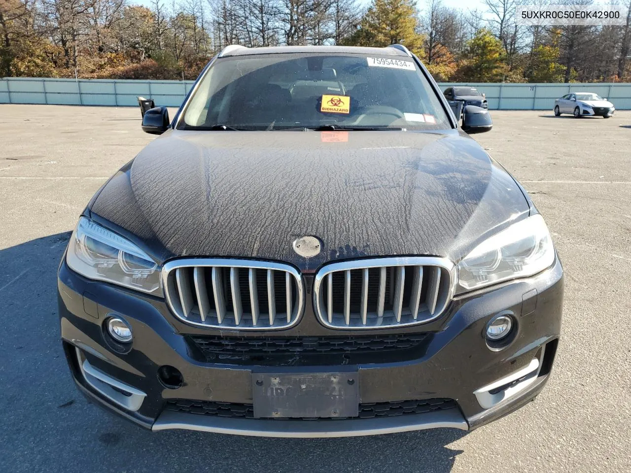 2014 BMW X5 xDrive35I VIN: 5UXKR0C50E0K42900 Lot: 75954434